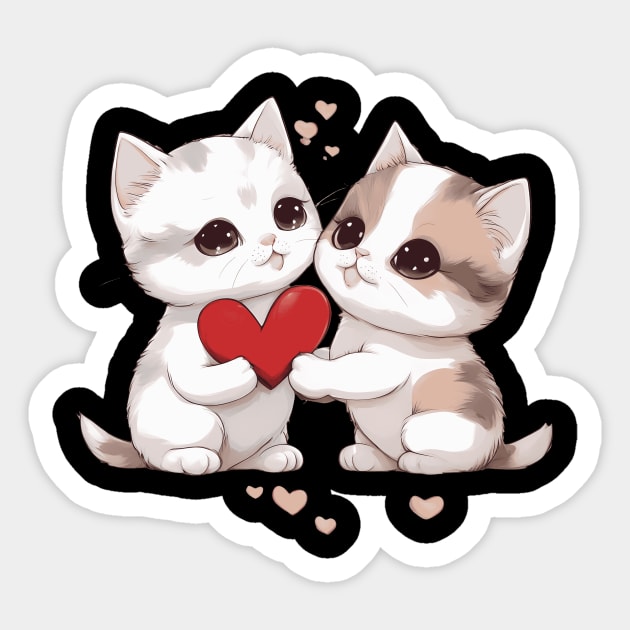 Baby Munchkin Cat Sticker by animegirlnft